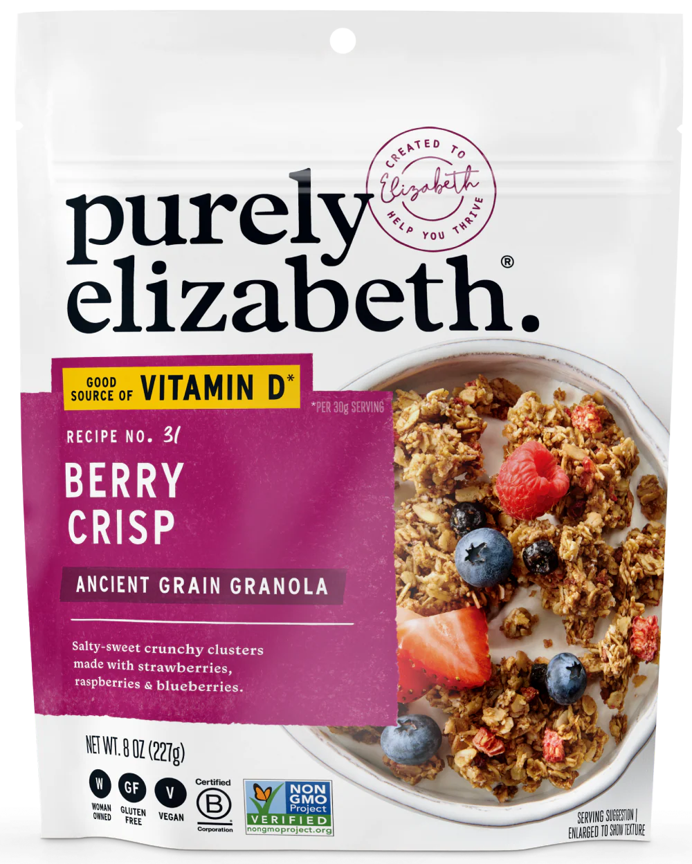 Berry Crisp Ancient Grain Granola with Vitamin D